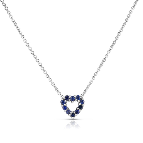 Black Sapphire & Diamond Pendant