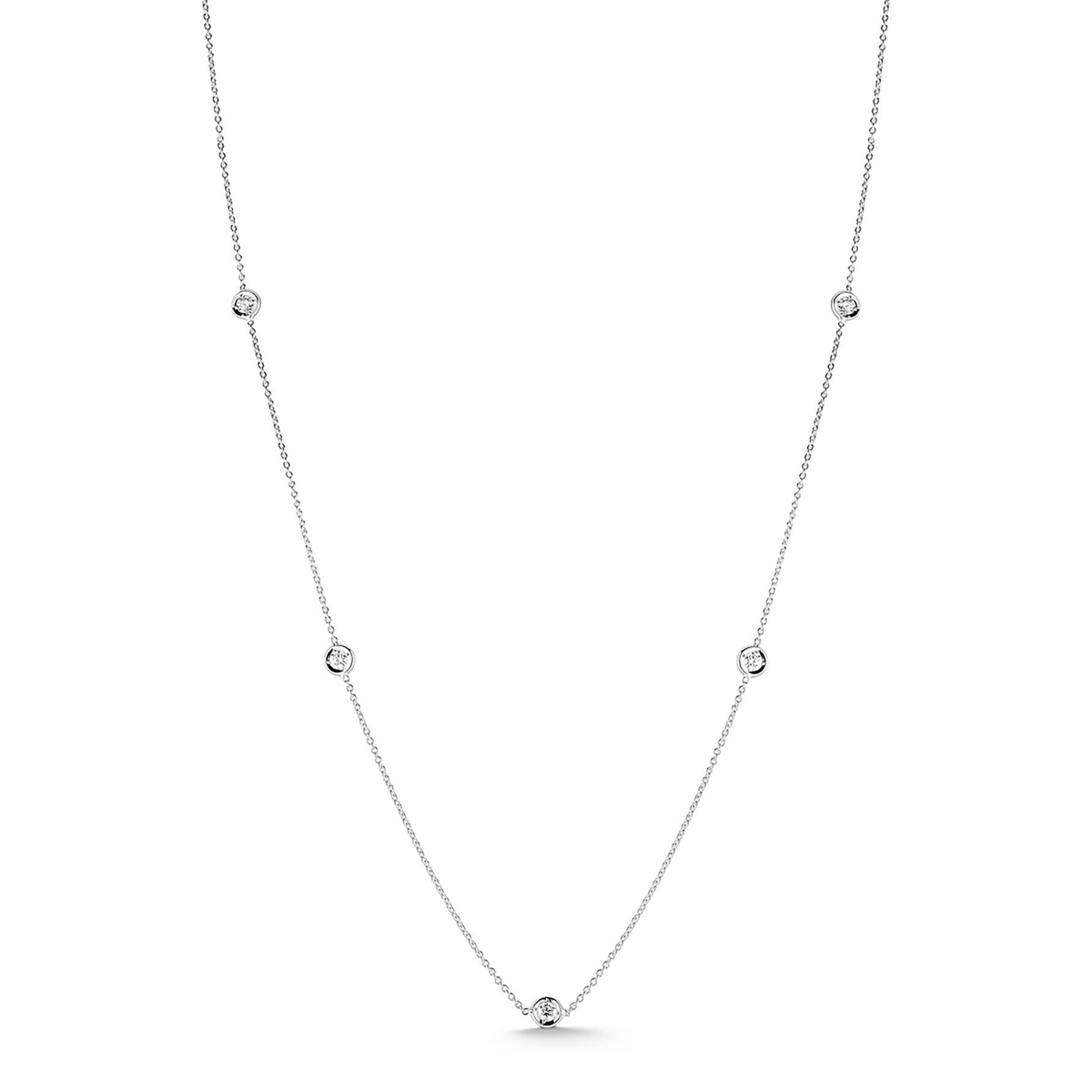 Diamond by the Yard Necklace | .23tw