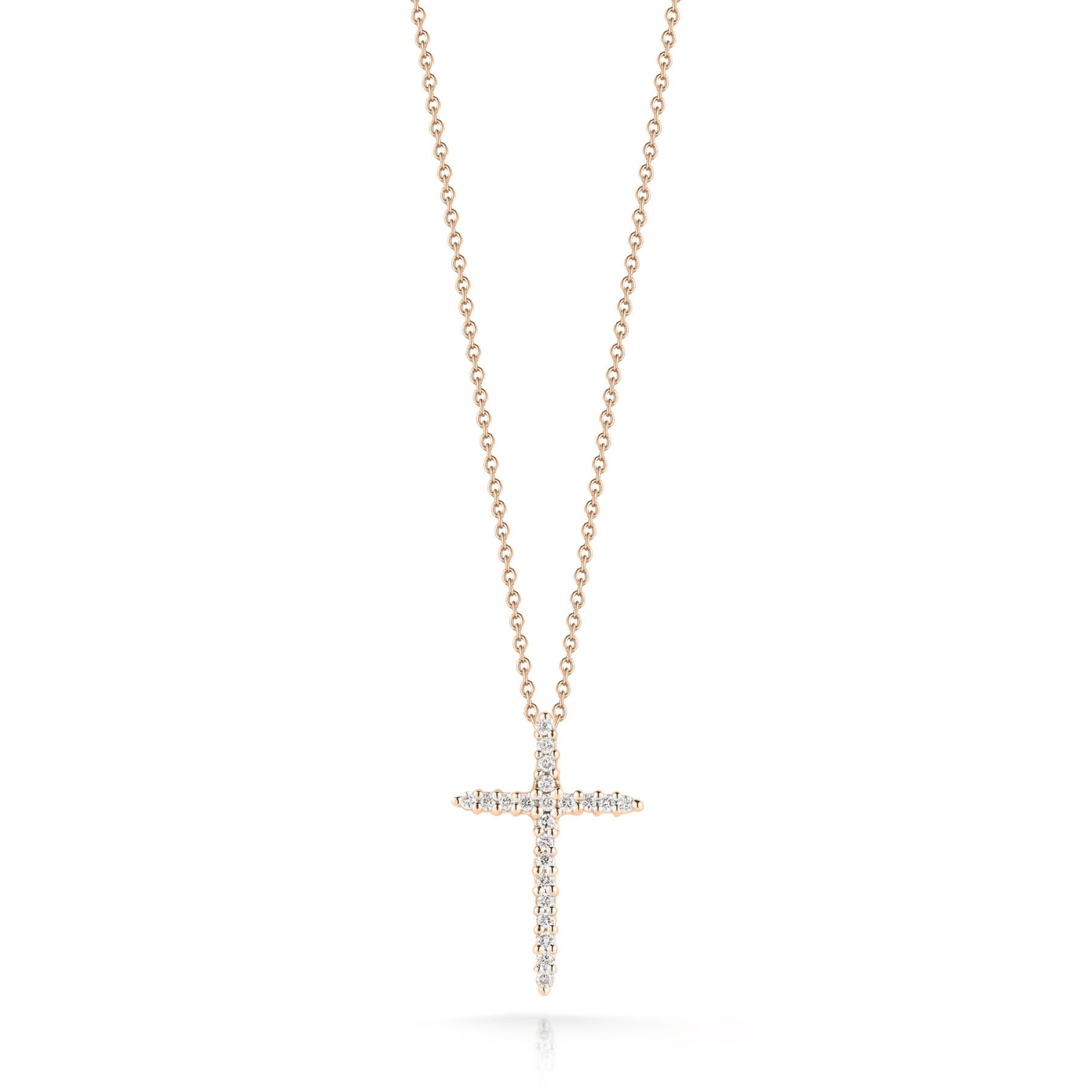 Diamond Sliver Cross Pendant | 0.10tw