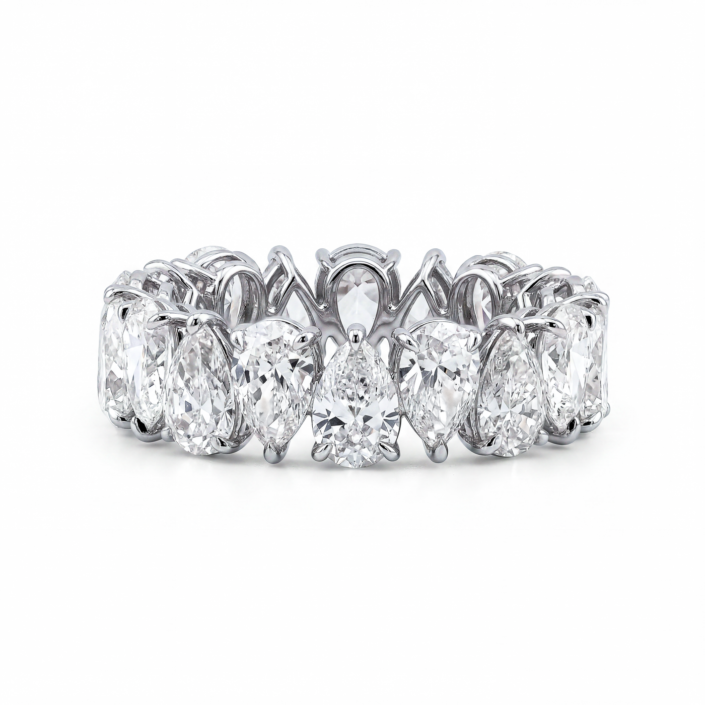 Up & Down Pear Shape Diamond Eternity Band | 6.30tw