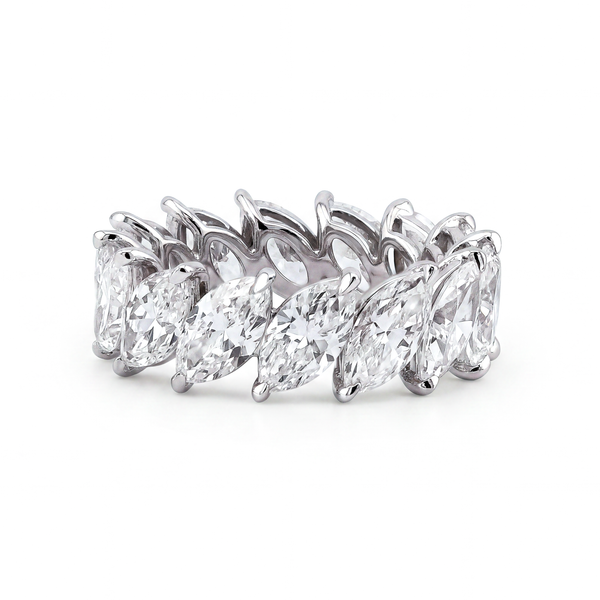 Slanted Marquise Diamond Eternity Band | 7.11tw