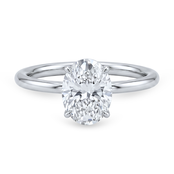 Oval Diamond Solitaire Ring | 1.75tw