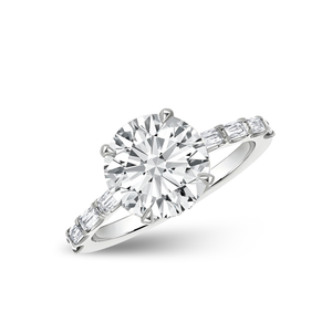 Round Brilliant and Alara Diamond Ring | 3.50tw