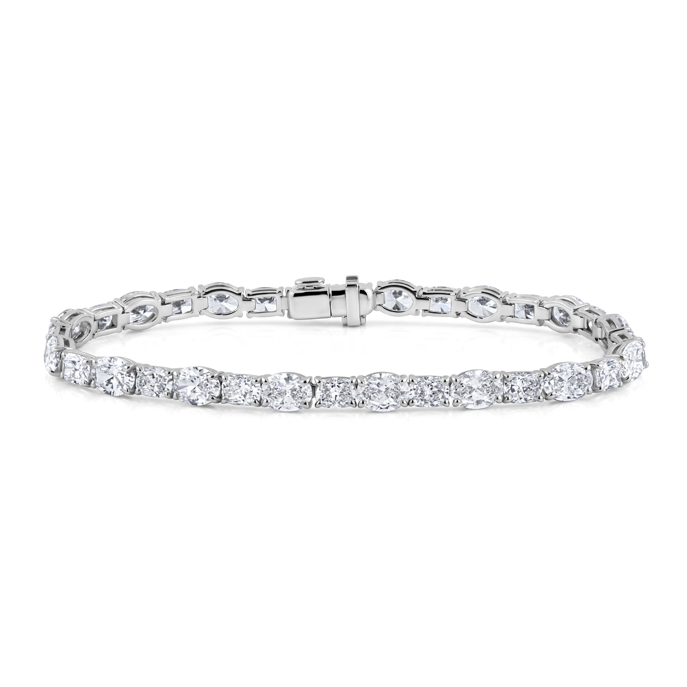 Oval and Cushion Cut Diamond Bracelet | 12.95tw