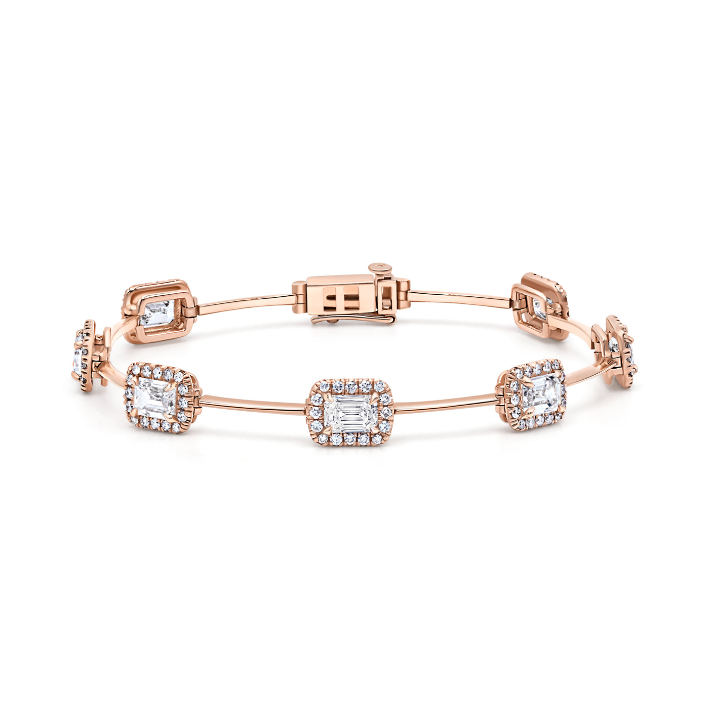 Diamond Station Bar Bracelet