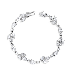 Round Pear Marquise Diamond Bracelet | 9.82tw