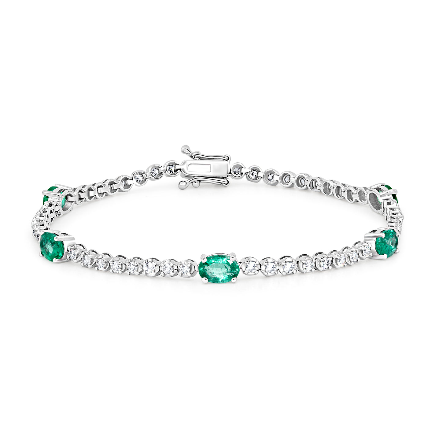 Emerald & Diamond Bracelet | 3.00tw