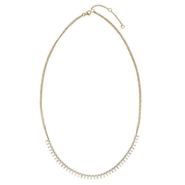 Zeena White Diamond Necklace