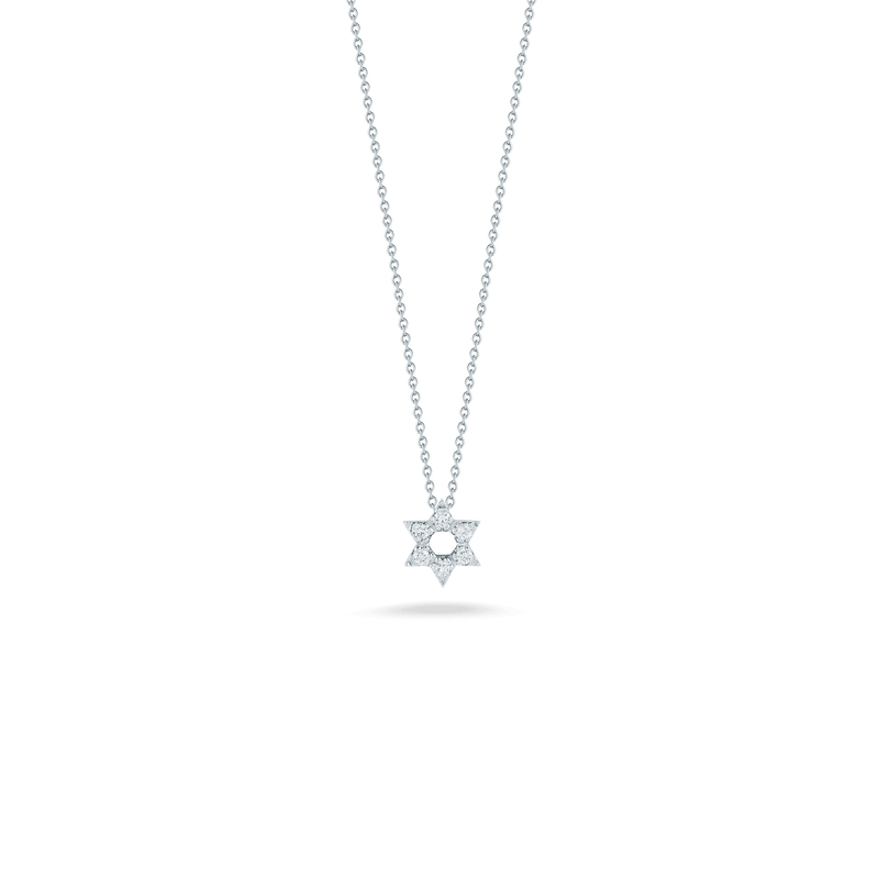 Diamond Star of David Pendant