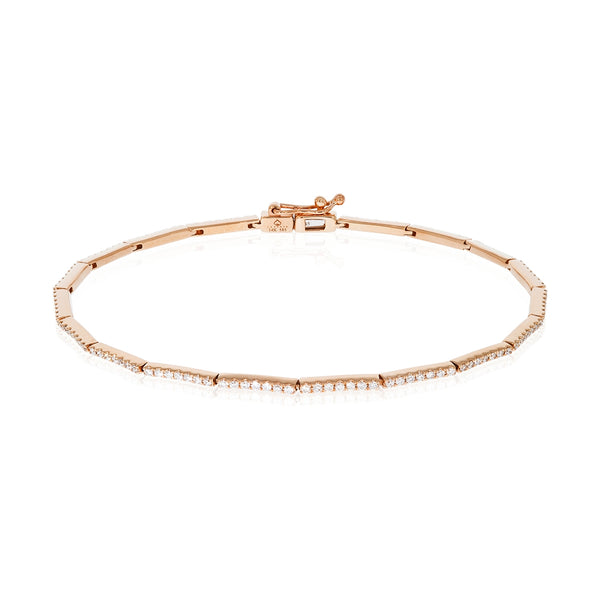 Bar Diamond Tennis Bracelet | .92tw