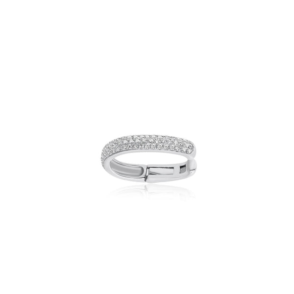 Single 3 Row Diamond Ear Cuff | 0.14tw