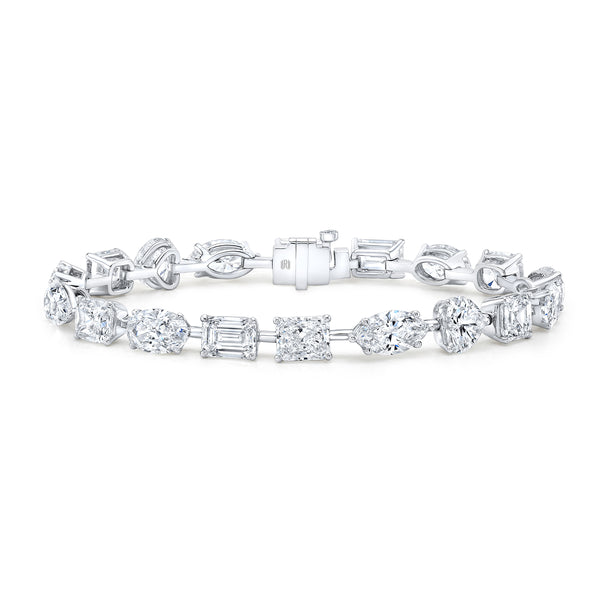 Multi Shape Diamond Tennis Bracelet | 8.49tw