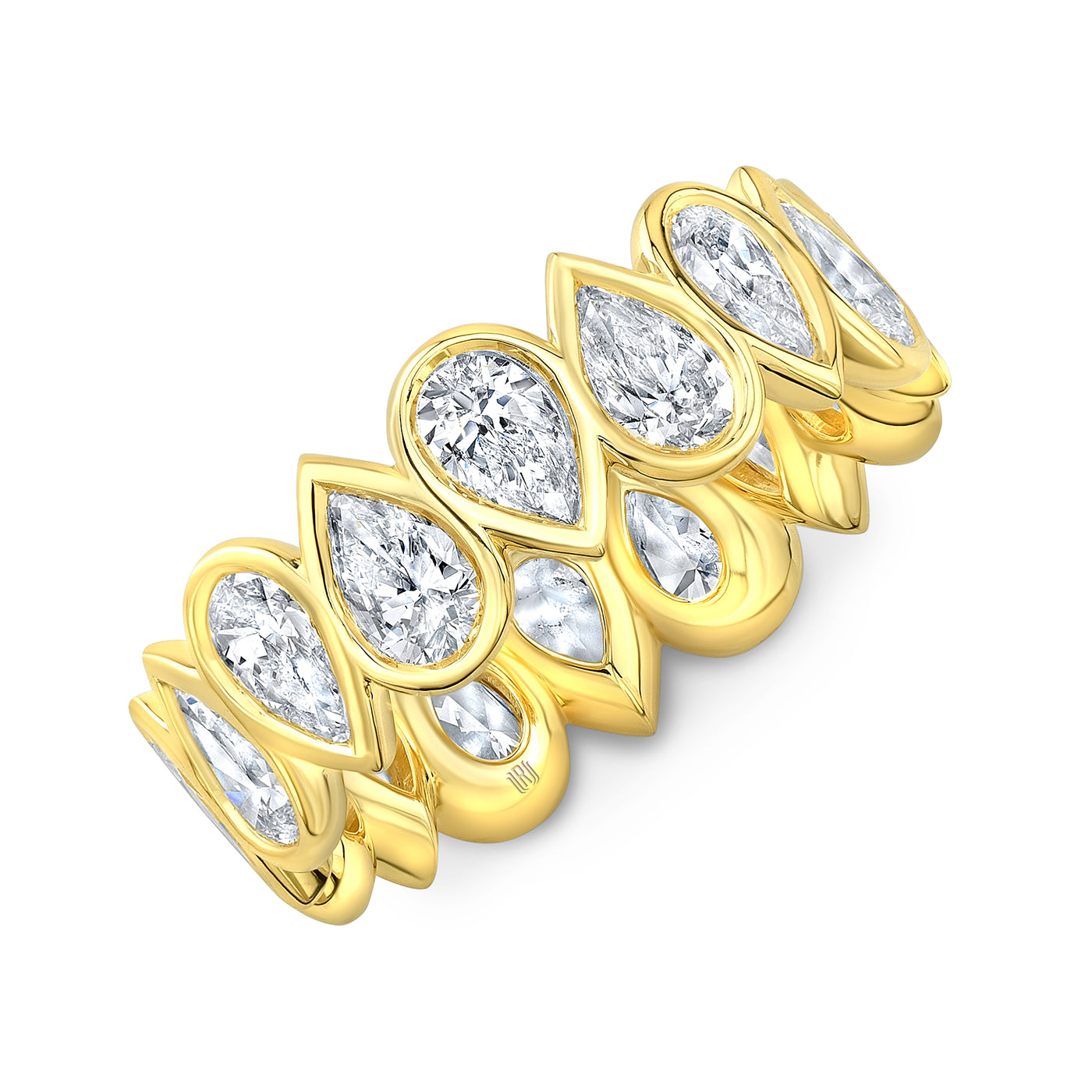 Pear Shape Diamond Eternity Band | 3.80tw