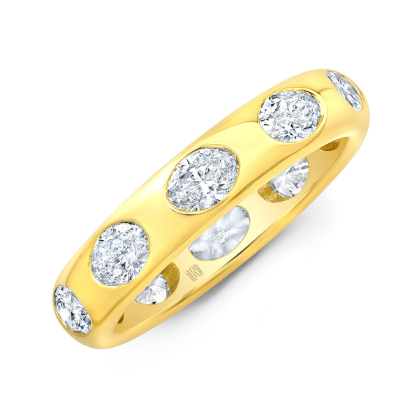 Oval Cut Diamond Band | 1.85tw