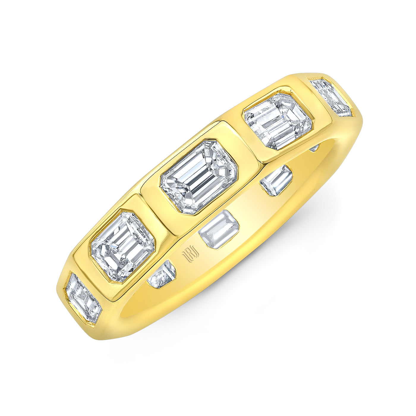Emerald Cut Diamond Eternity Band | 3.14tw