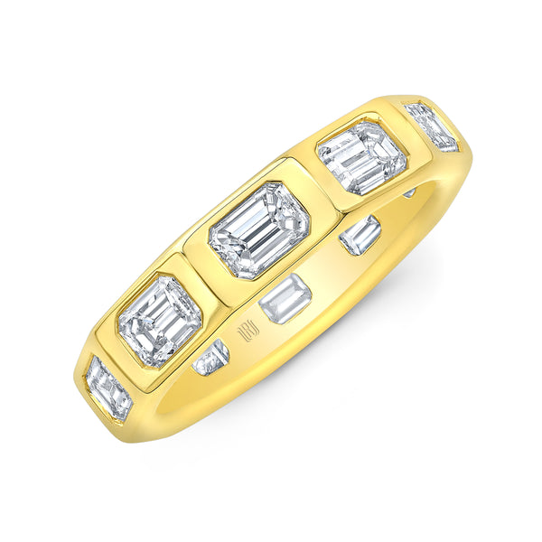 Emerald Cut Diamond Eternity Band | 3.14tw