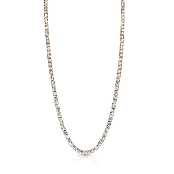 Round Brilliant Diamond Necklace | 21.46tw