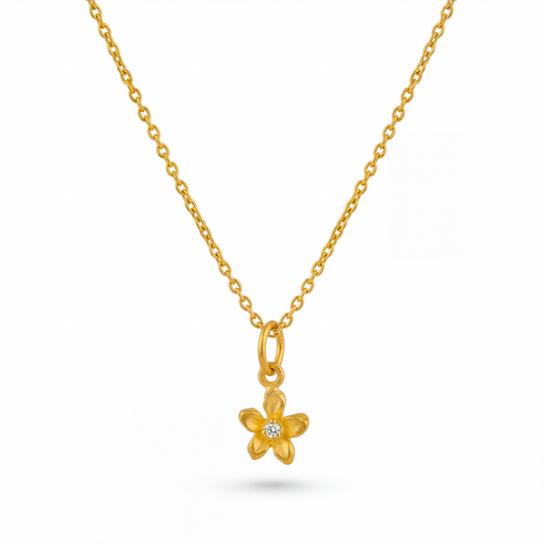 Flower Pendant | .02ct