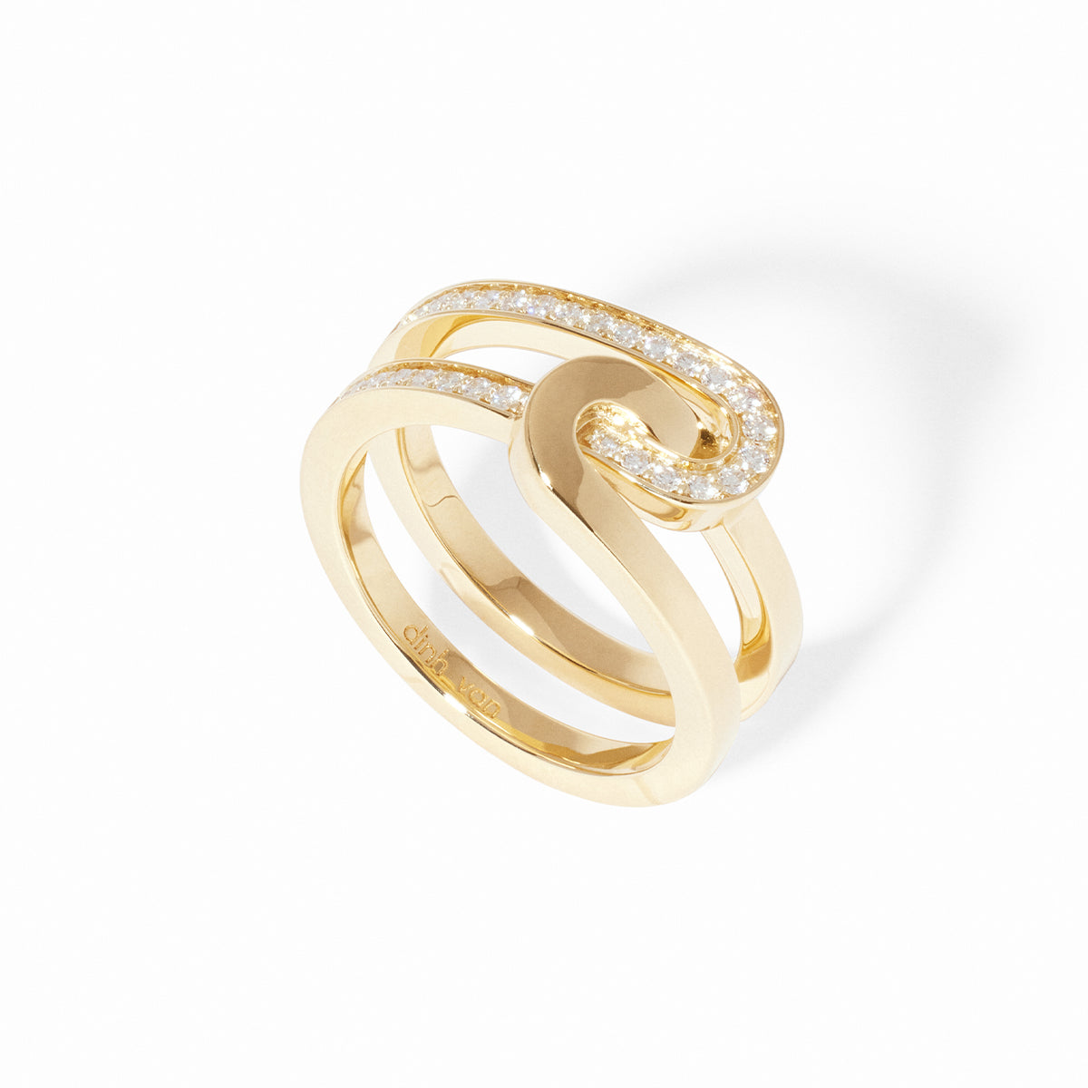 Small Maillon Diamond Ring | 0.23tw