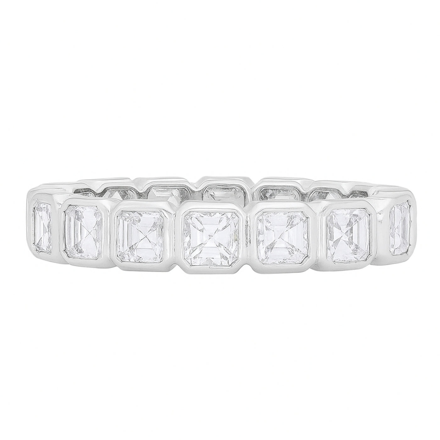 Asscher Cut Diamond Eternity Band