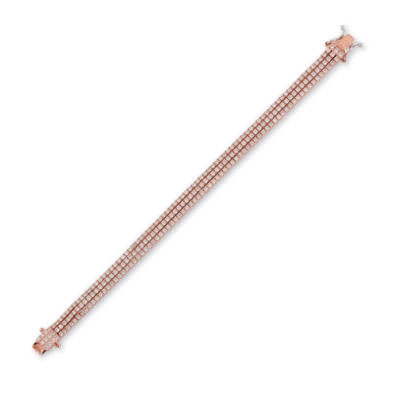Three Strand Diamond Tennis Bracelet | 1.91tw
