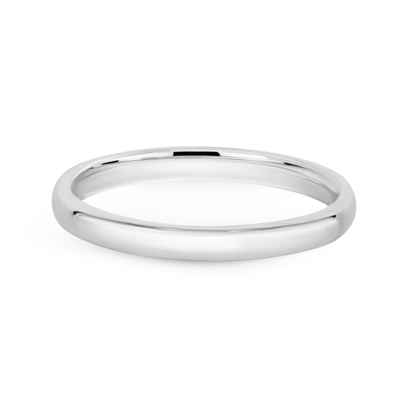 Men’s 18K White Gold Band
