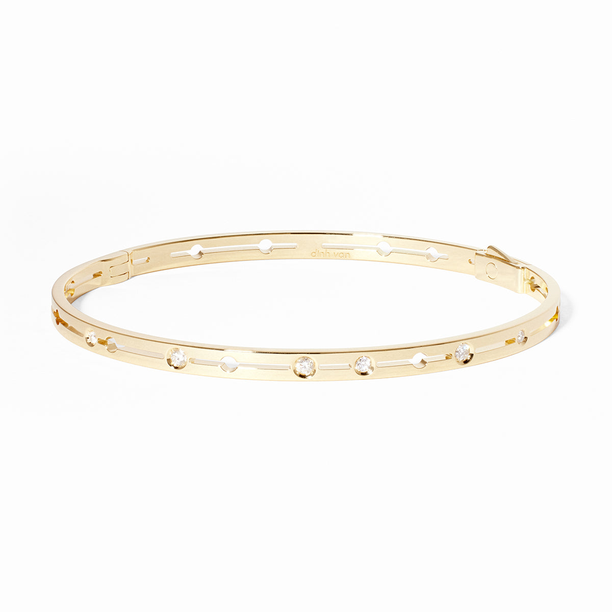 Small Pulse Diamond Bangle | 0.13tw