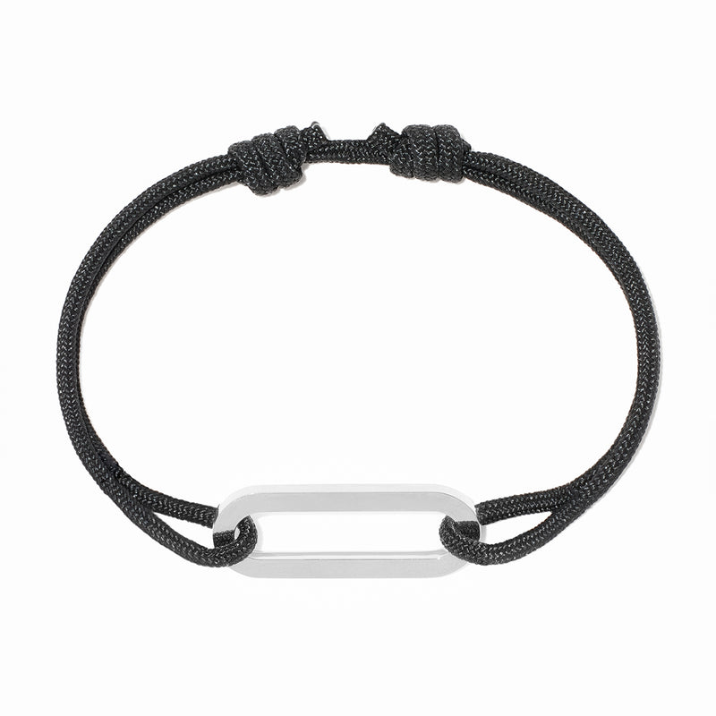 Large Maillon Link Cord Bracelet