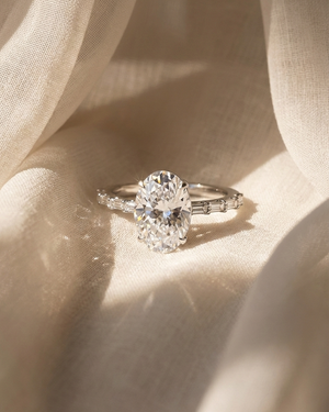 Oval Cut & Alara Diamond Ring | 3.94tw