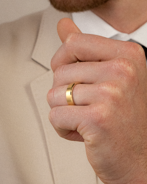 Satin Center Polished Edge Band