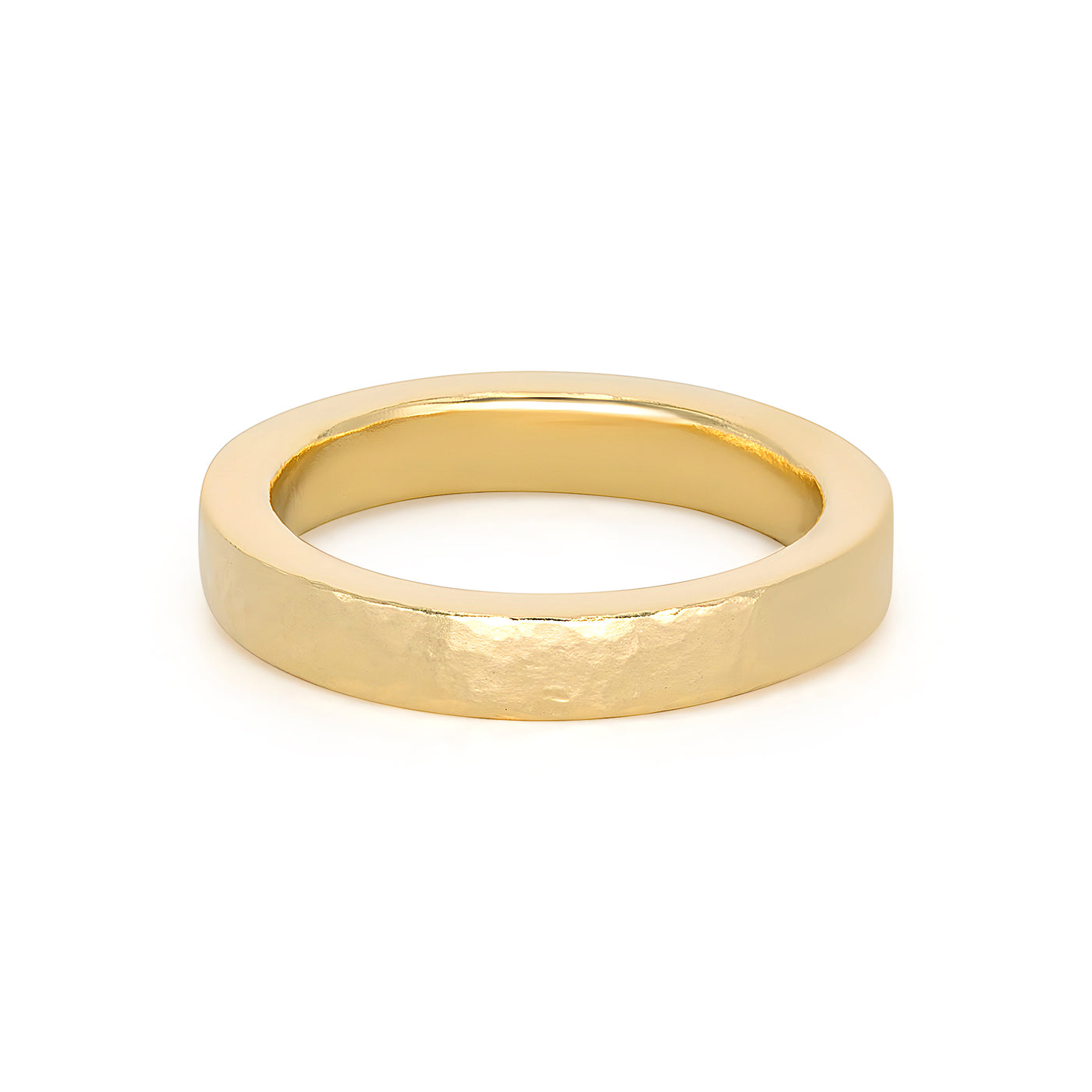 Yellow Gold Flat Band