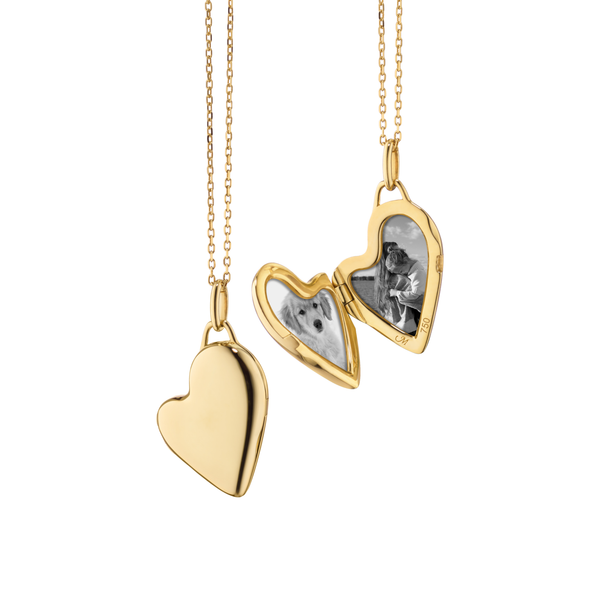 Abstract Heart Locket
