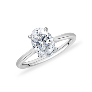 Oval Cut Diamond Solitaire Ring | 1.53ct