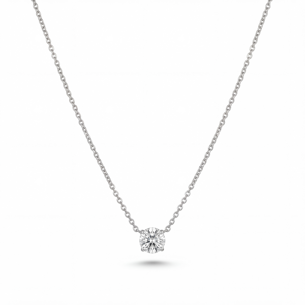 Round Brilliant Diamond Pendant | .52ct