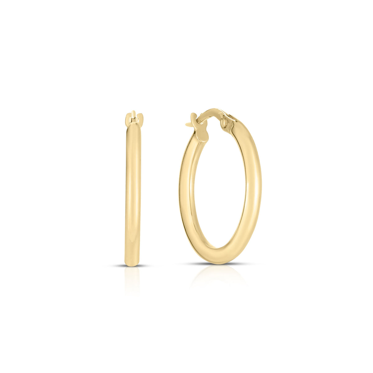 Classic Thin 15mm Hoop Earrings