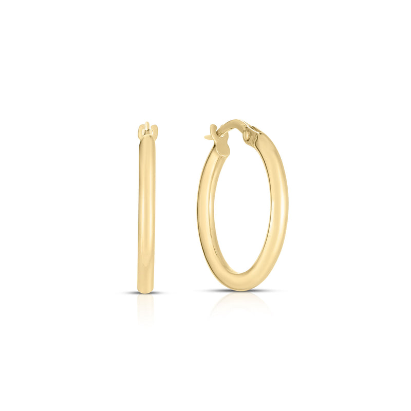 Classic Thin 15mm Hoop Earrings