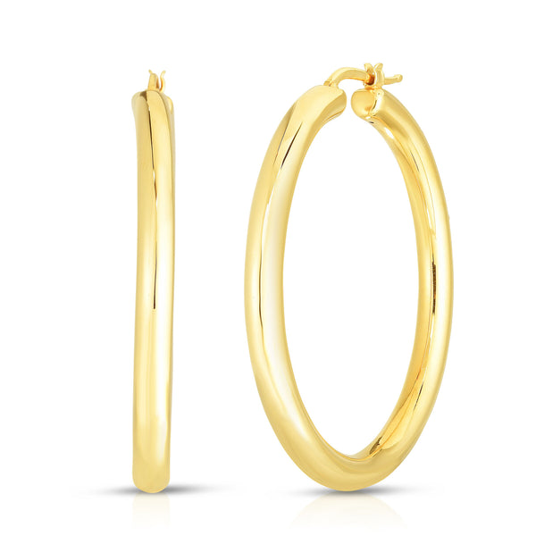 Thick Hoop Earrings
