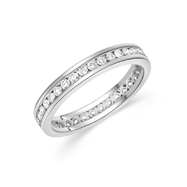 Channel Set Diamond Eternity Band | .61tw