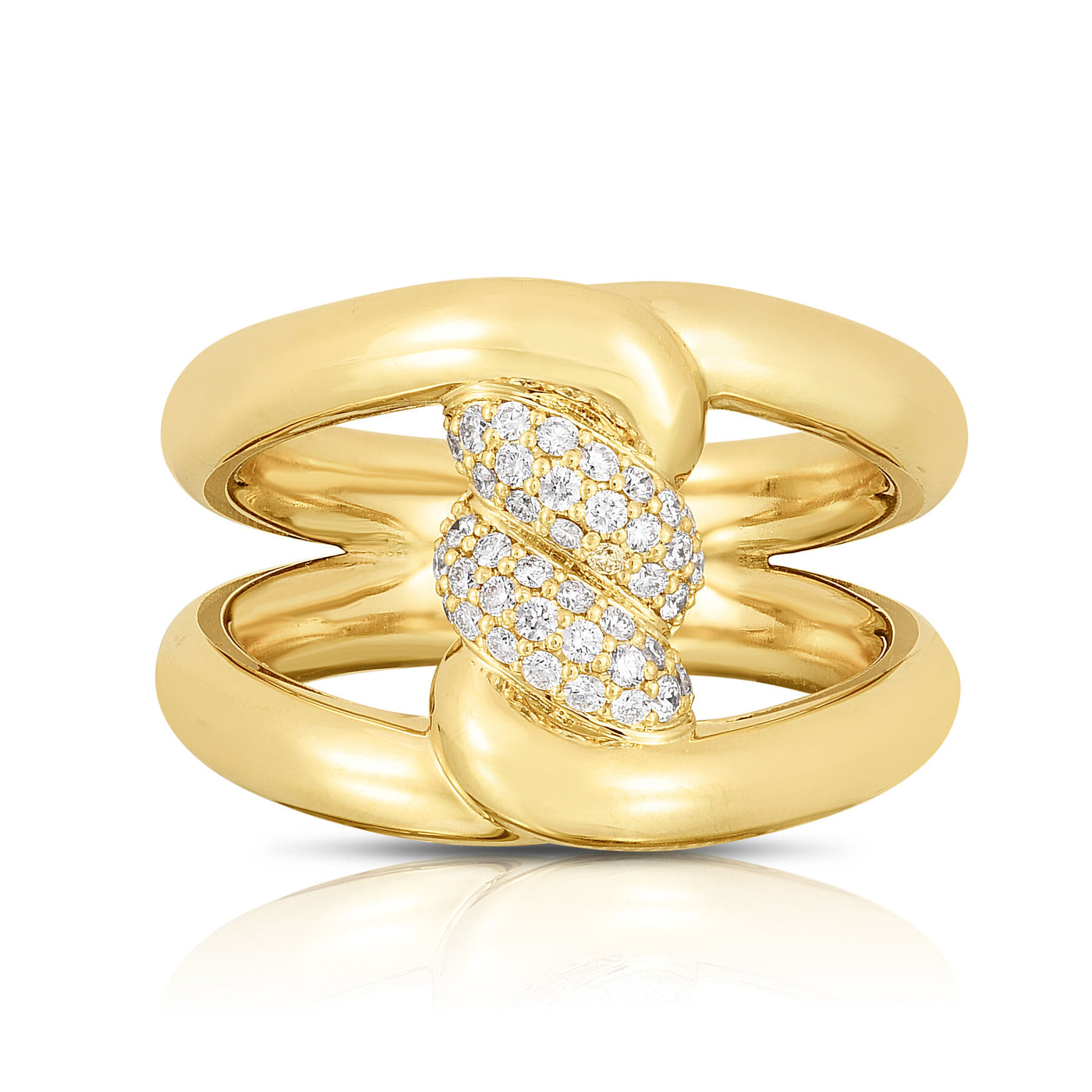 Cialoma Diamond Accent Knot Ring
