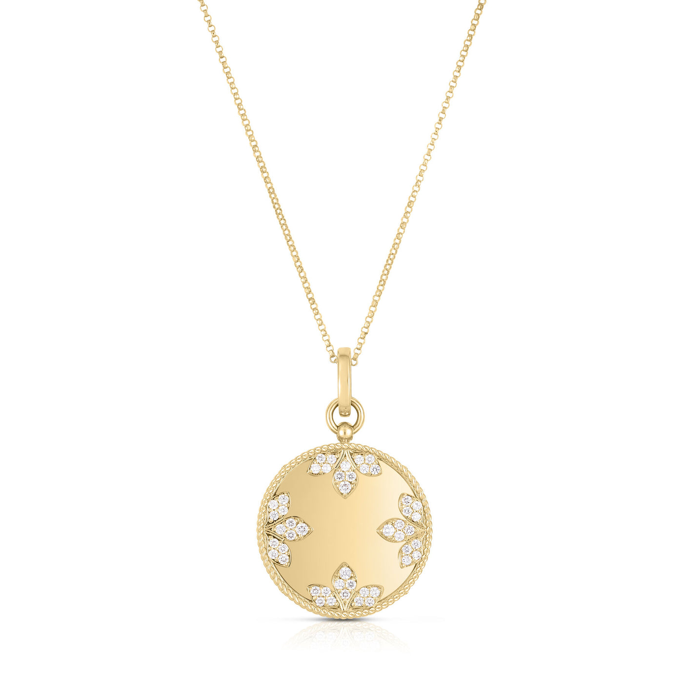 Venetian Medallions Large Diamond Necklace