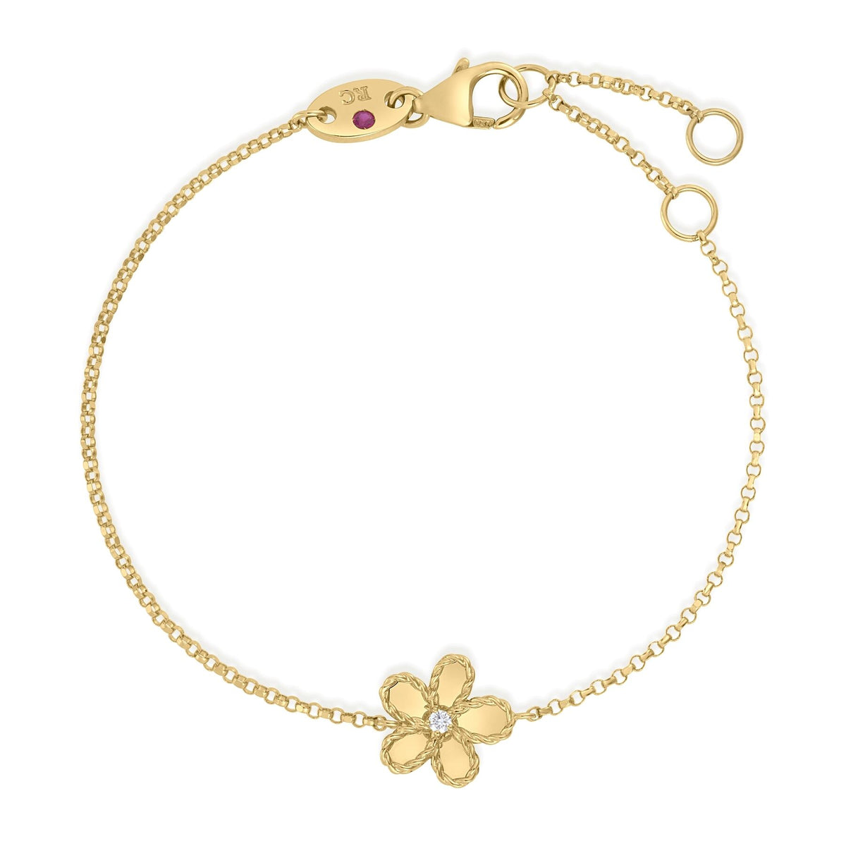 Jasmine Diamond Tiny Flower Bracelet | .01ct