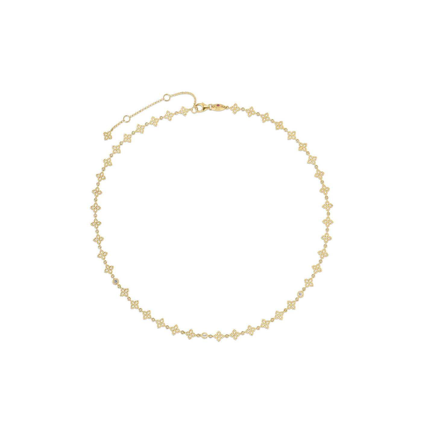 Princess Flower Diamond Necklace | .09tw