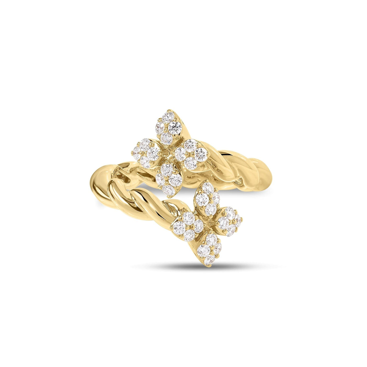 Love in Verona Diamond Bypass Ring | .28tw