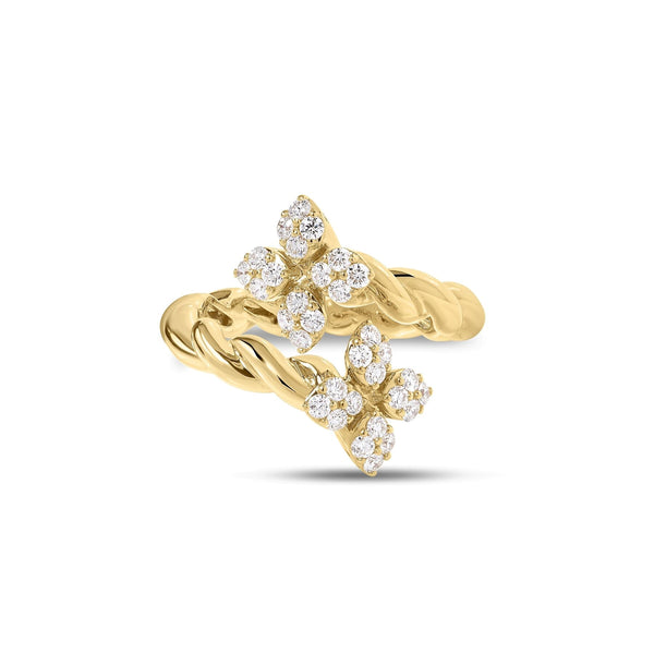 Love in Verona Diamond Bypass Ring | .28tw