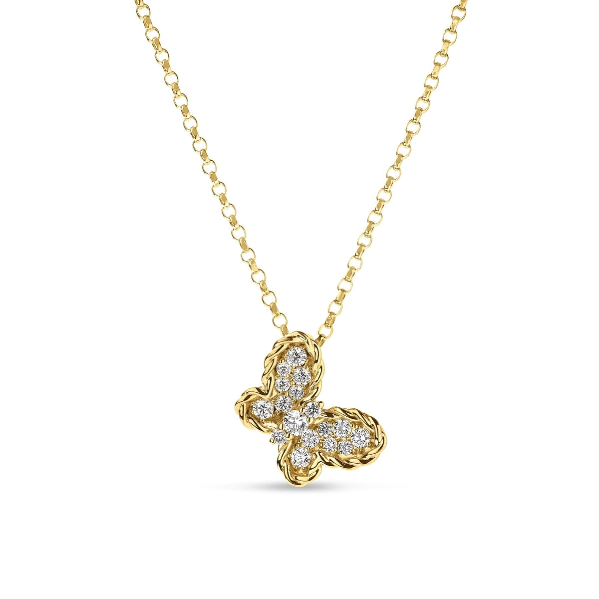 Jasmine Diamond Butterfly Pendant | .15tw