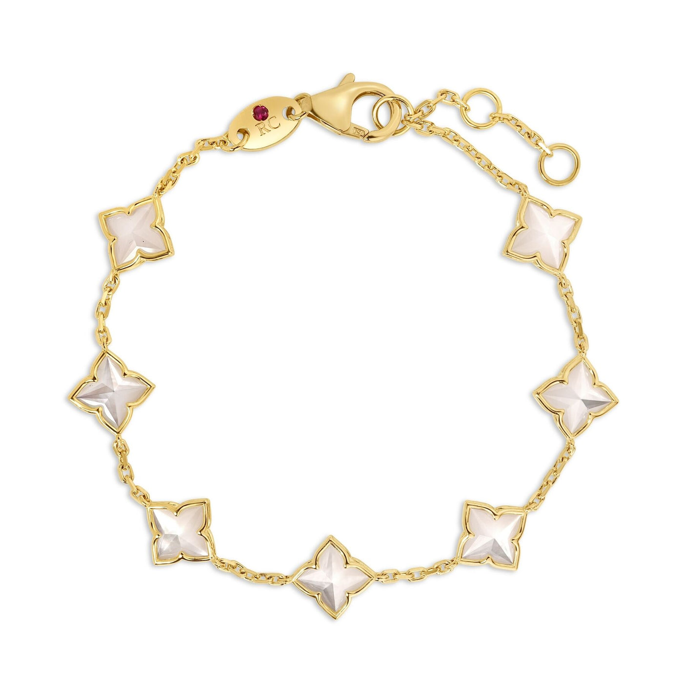 Venetian Princess Mother of Pearl Station Bracelet | 3.50tw