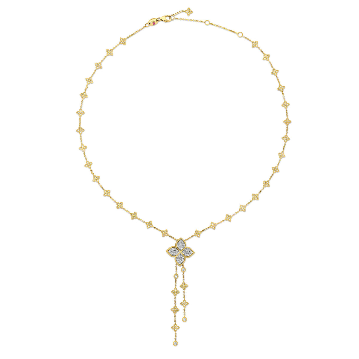 Princess Flower Diamond Necklace | .42tw