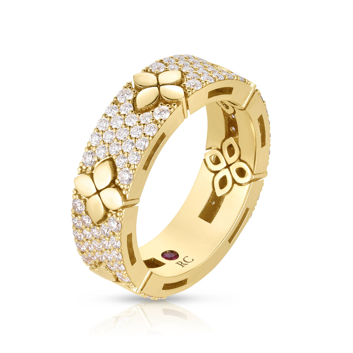 Liv Diamond Shiny Flower Ring | .90tw