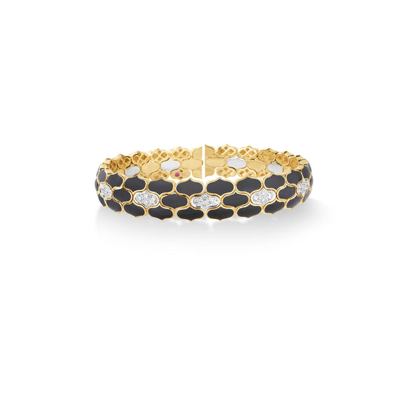 Cobra Black Ceramic & Diamond Bracelet | 1.20tw