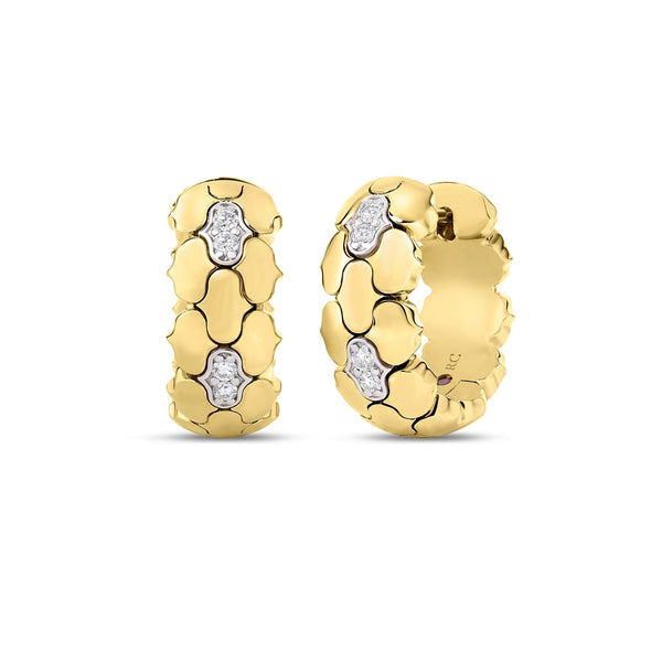 Cobra Diamond Huggie Earrings | .05tw